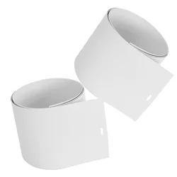 2 Pcs White Vertical Blinds Replacement Slats Pvc Material Easy Installation Blind Repair Parts Window Curtain