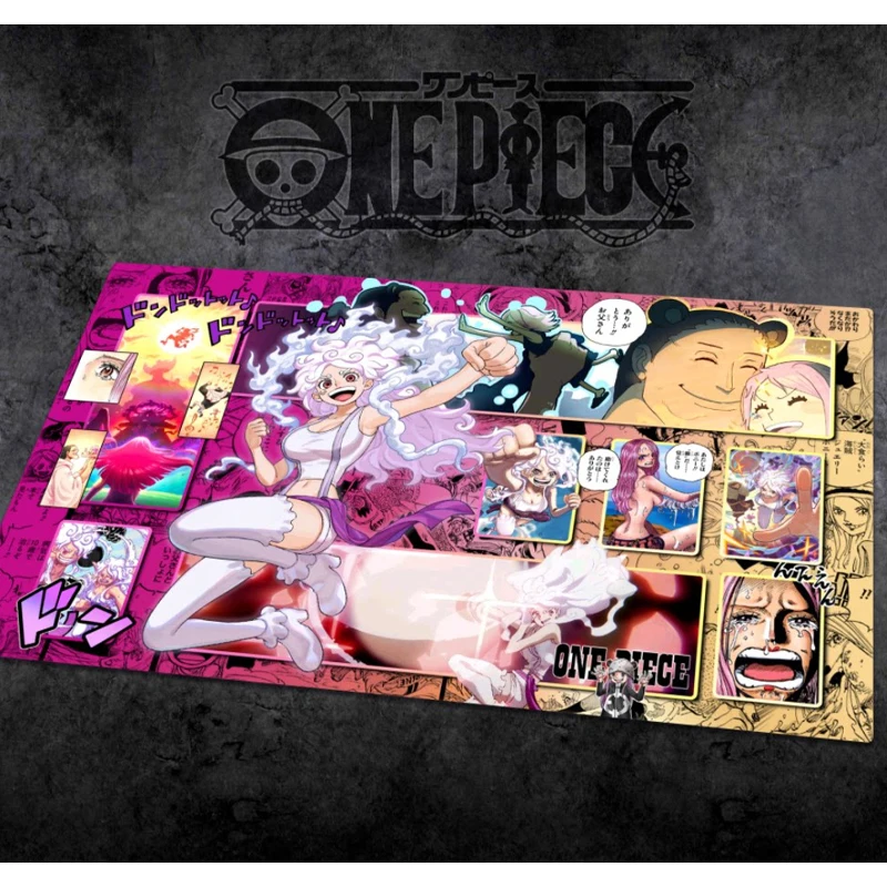 

600X350X2Mm Diy One Piece Enel Bonney Card Battle Mat Opcg Low Single Player Board Game Card Duel Plate Battle Mat Gift Toys