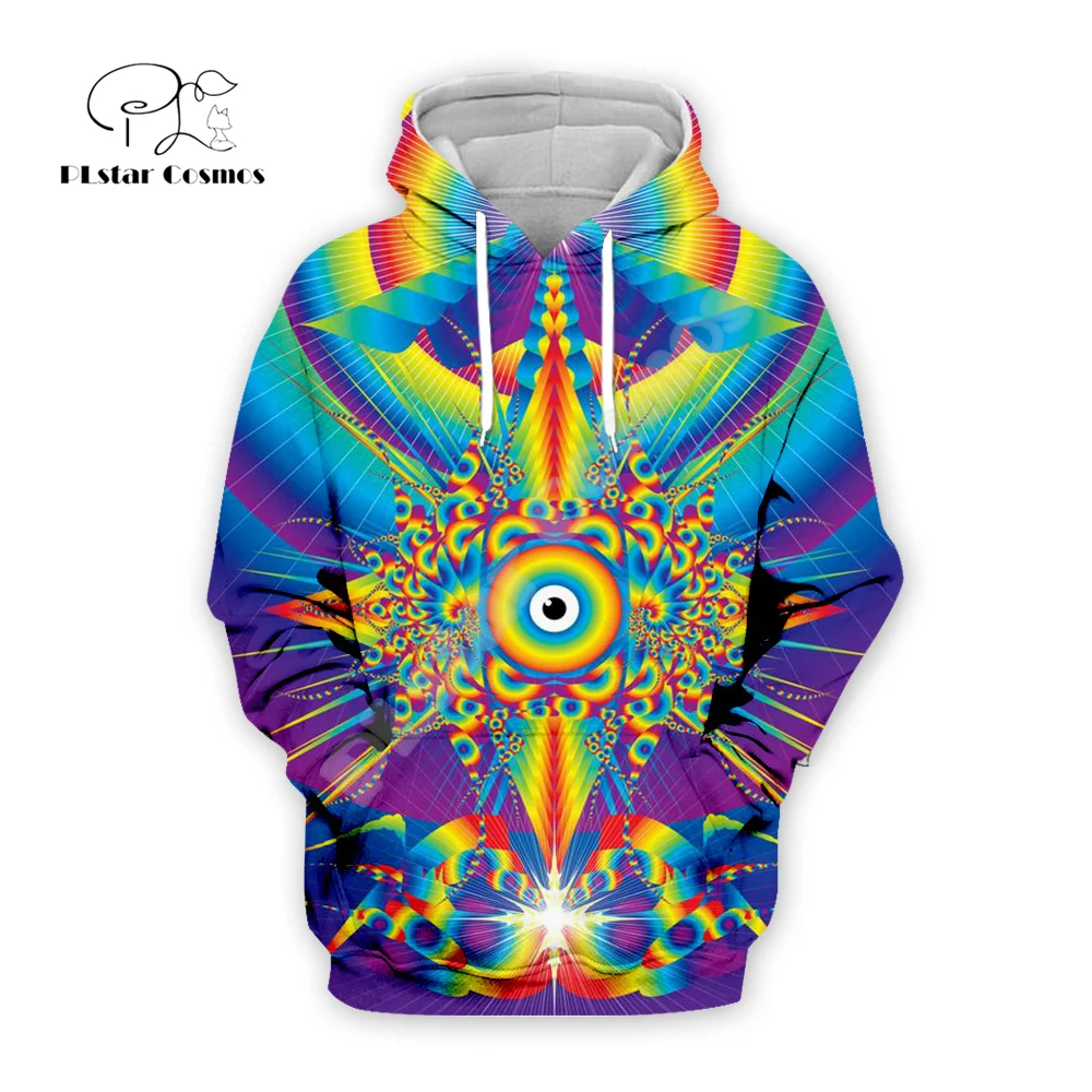 

NewFashion Trippy Psychedelic Colorful Tattoo Vintage Retro Mandala 3DPrint Harajuku Pullover Streetwear Casual Jacket Hoodies O