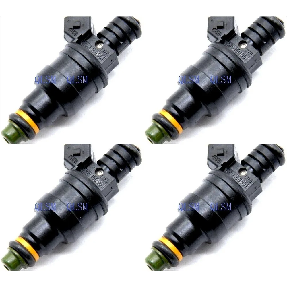 4 قطعة حاقن الوقود لأودي كواترو آبي أان 92-96 S6 S4 S2 2.2 20 فولت توربو 0280150951