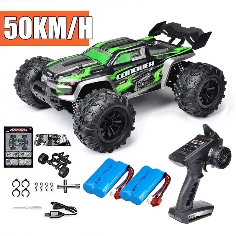 

SCY 16101 1:16 50KM/H 4WD RC Car With Lights Brushless High Speed All Terrain Remote Control Off-Road Drift Monster Truck Toy