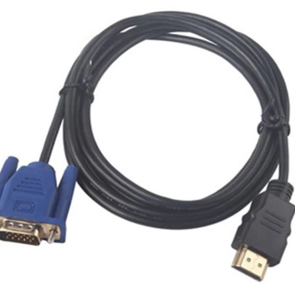 

Профессиональный видеоразъем 1080P, 1-5 м, HDMI-совместимый преобразователь VGA, AV-адаптер, шнур дисплея, выход «папа-папа» для ПК HDTV
