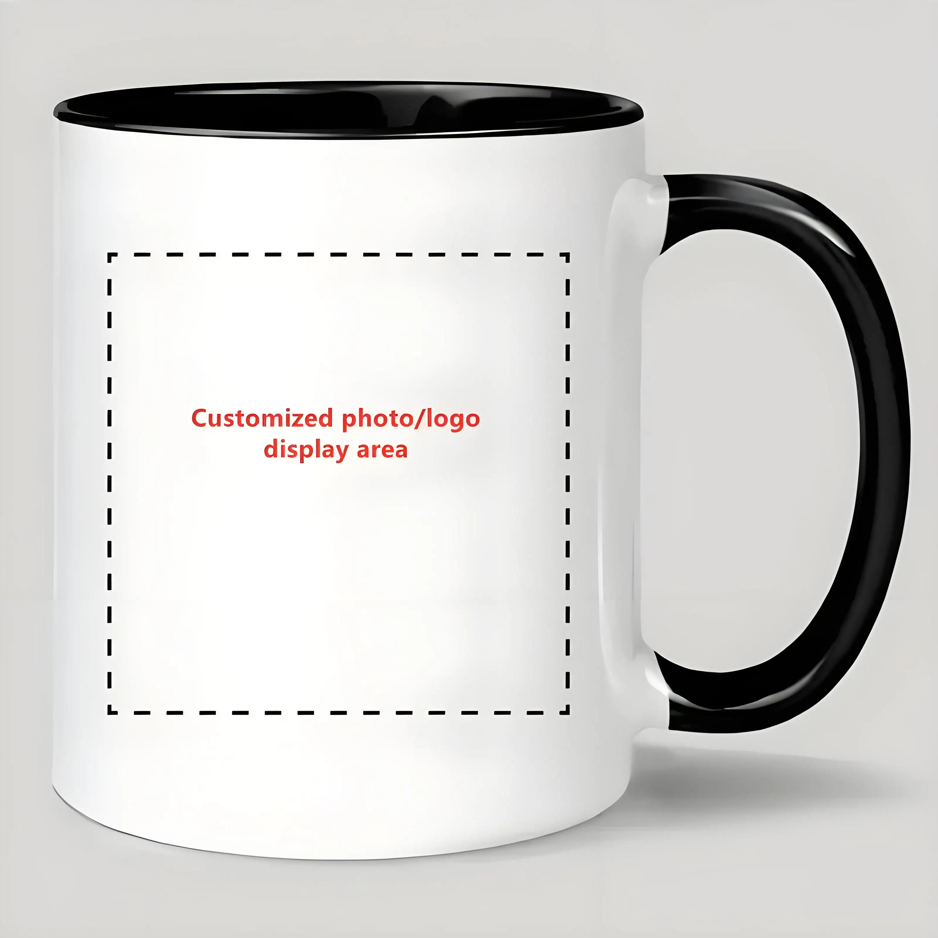 

1 customized coffee mug - personalized printed photo/text, gifts for men and women, holiday souvenirs, ceramic drinkware