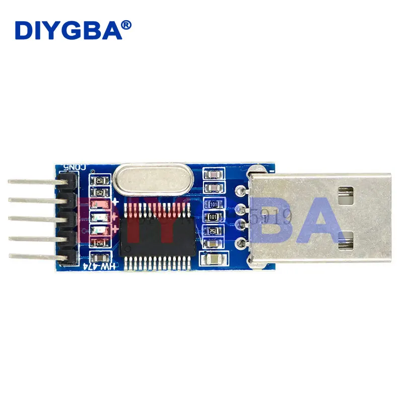 

10pcs/lot PL2303 USB To RS232 TTL Converter Adapter Module PL2303HX STC Microcontroller Brush Machine Board