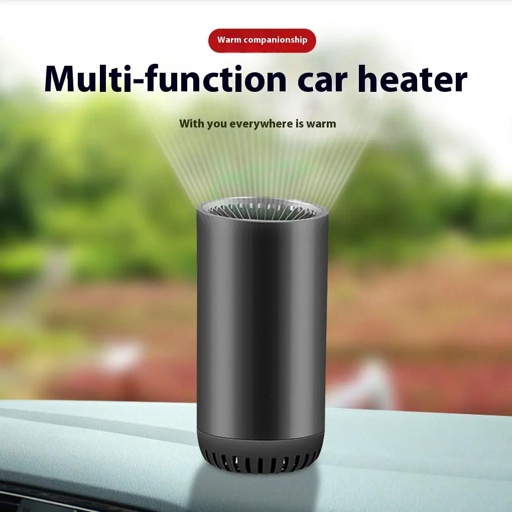 Portable Car Heater Windshield Defogger Defroster 2 in1 Fast Car Heater Plug in Windscreen Fan with Suction Holder for All Cars