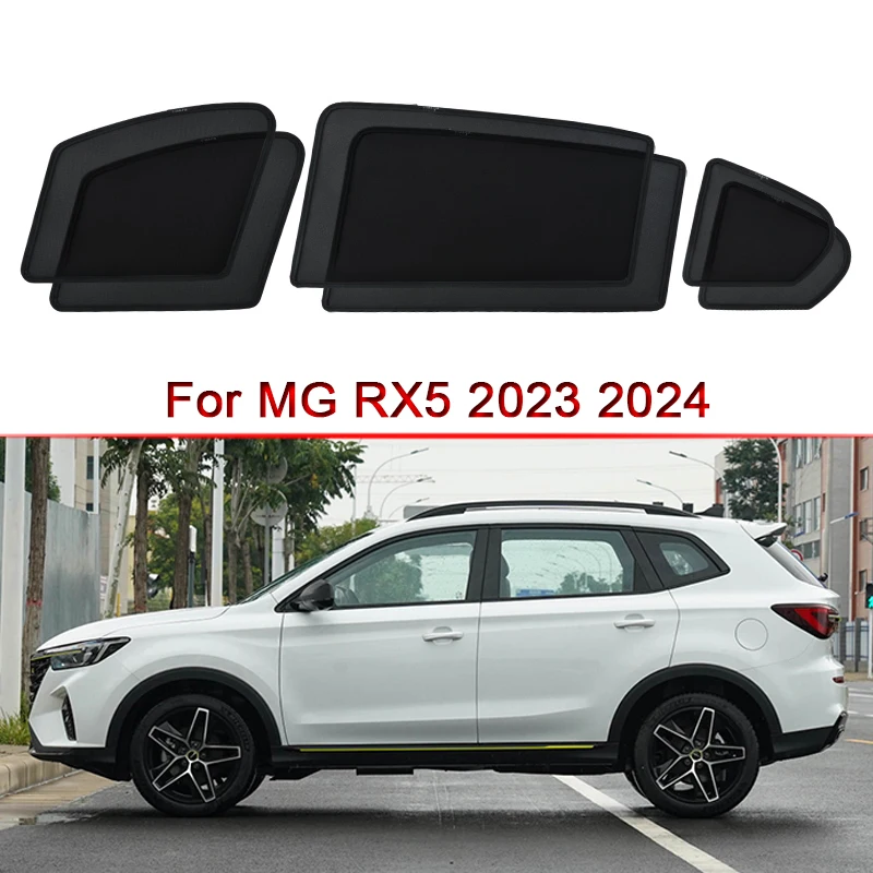 

Car Side Window Sunshades Magnetic Adsorption Curtain Privacy Car Sun Shade UV Reflection Accessories Fit For MG RX5 2023 2024