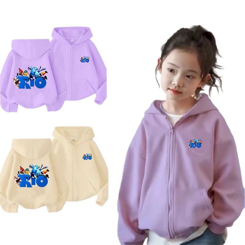 

Adventure Printed Children's Hooded Cardigan 2-12 Year Old Boys and Girls Cute Cute Casual Fashion Sports Top