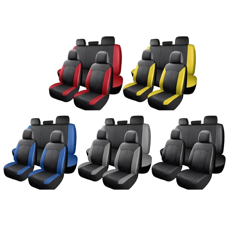 M76E Elegante PU-Leder-Sitzbezüge für Autos mit Schwammfüllung und Belüftung – Detail 1
