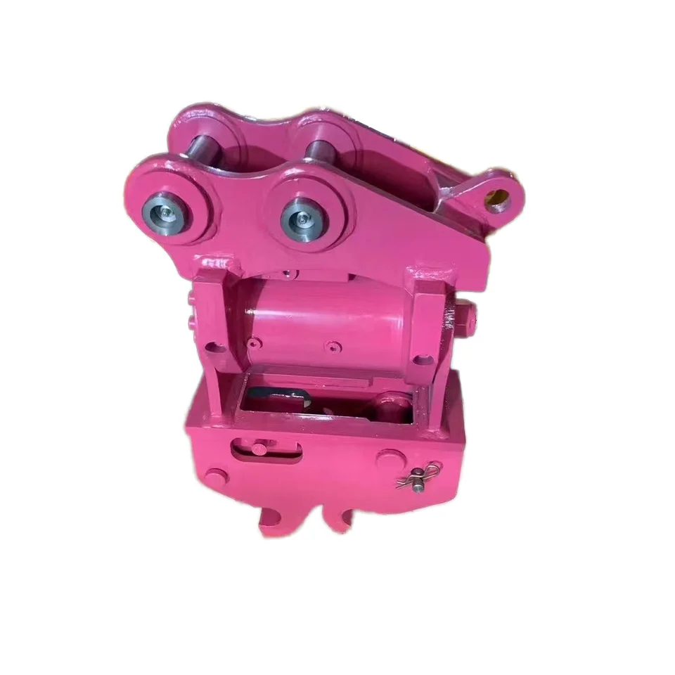 

Hydraulic tilt quick hooking device Mechanical quick hooking device Excavator