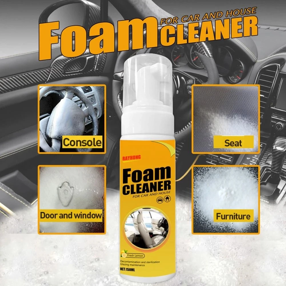 250ml Multi-purpose Foam Cleaner Anti-aging Cleaning Automoive Car Interior Home Cleaning Foam Cleaner Dropshipping