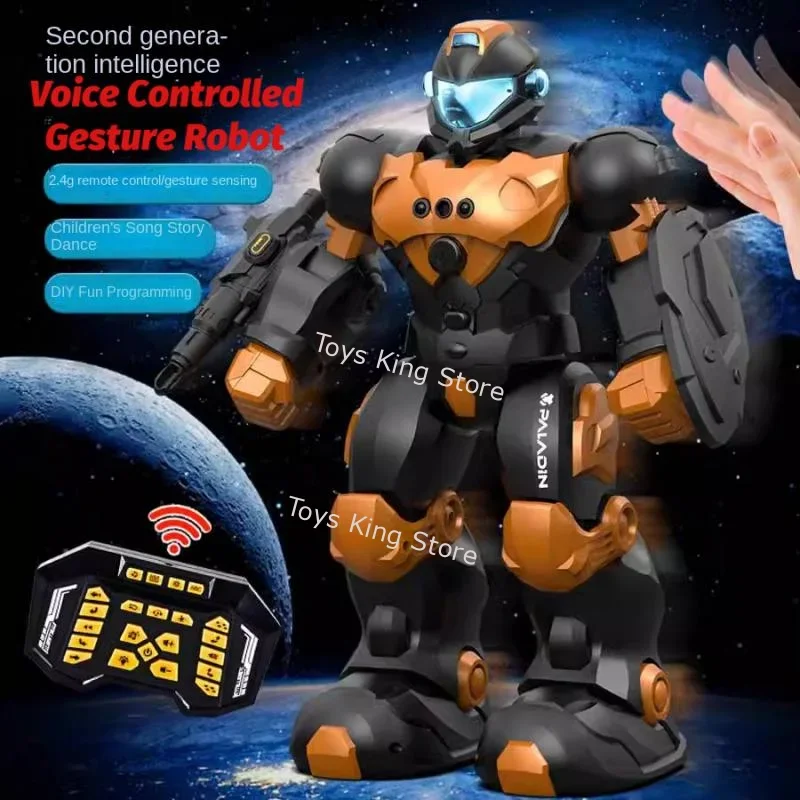 Robot Vontrol vocal Intelligent RC, détection de gestes, télécommande, programmation de lumière LED, chant, danse, jouets électriques amusants pour enfants