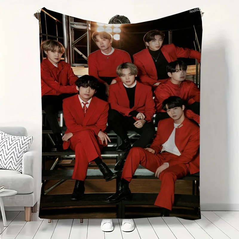 Куленепробиваемое одеяло для мальчиков MINISO BTS. Подходит для детей/взрослых/пар, дома/кемпинга, фланелевое одеяло мягкое и удобное. Куленепробиваемое одеяло для мальчиков MINISO BTS. Подходит для детей/взрослых/пар, дома/кемпинга, фланелевое одеяло мягкое и удобное.