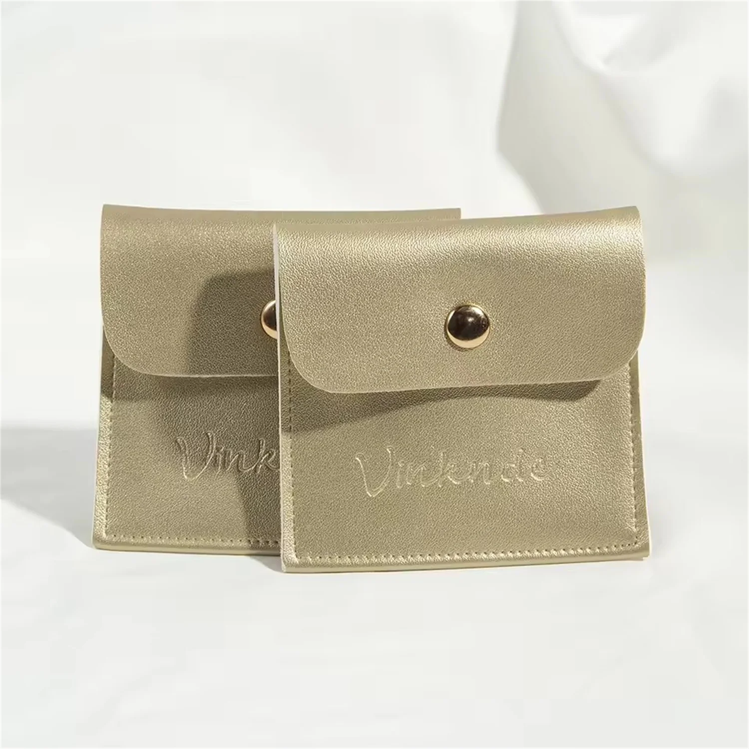 

Роскошная кожаная золотая подарочная сумка для ювелирных изделий из искусственной кожи, сумка с кнопками, упаковка, серьги, ожерелье, сделай сам, органайзер для хранения в путешествиях, кошелек для монет