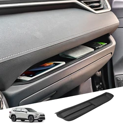 For 2024 2023 Toyota RAV4 2019-2022 Passenger Storage Organizer Mat Center Console Tray Armrest Car Storage Box ABS Accessories