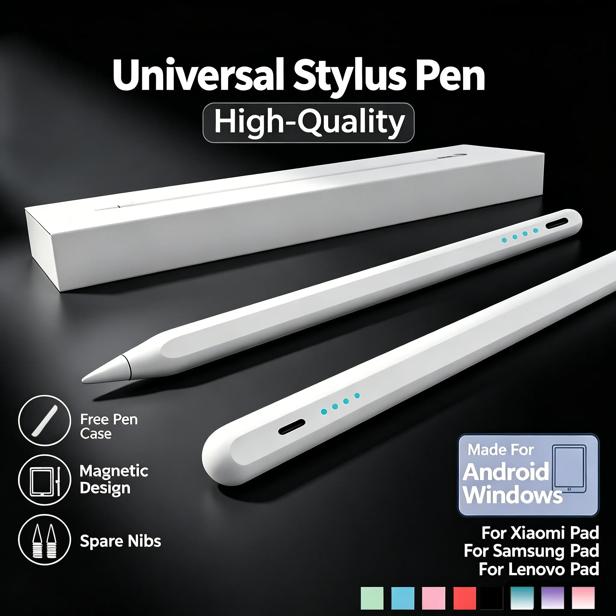 2026 Universal Stylus Pen for Android Tablet Touch Pen for Samsung Galaxy Tab Huawei Lenovo Xiaomi Redmi Pad Tablet Pencil