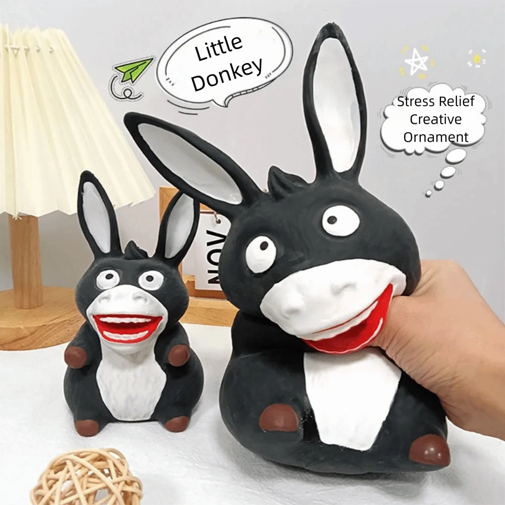 

Indestructible Squeeze Toy Donkey Slow Rising Stress Relief Toy Silicone Soft Material Donkey Shape Squeeze Toy Anti Stress