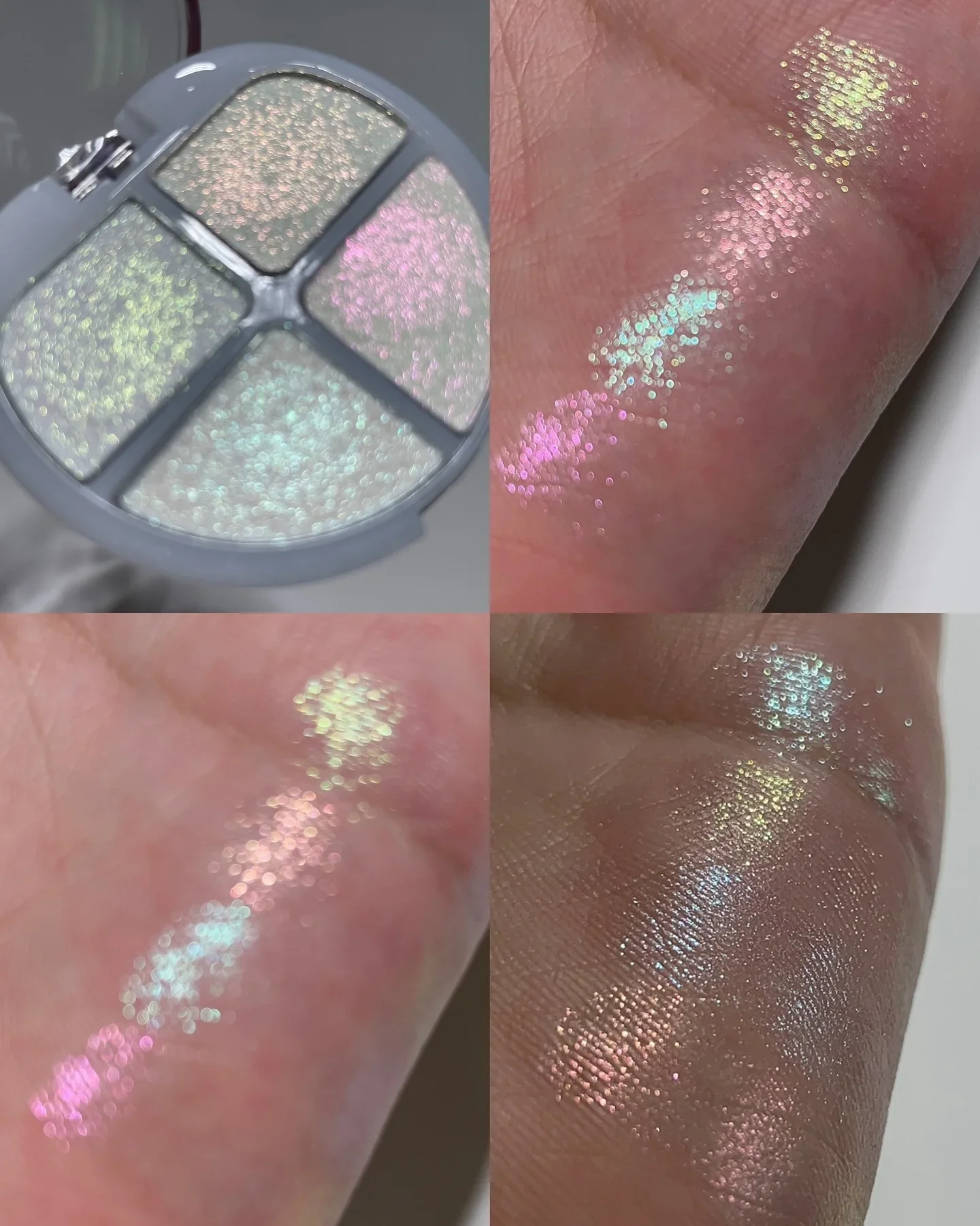 Colorgram 4-color Highlighter Palette New Vegetable Dye Contour Pearl Glitter Matte Eyeshadow Korean Makeup Cosmetics Beauty