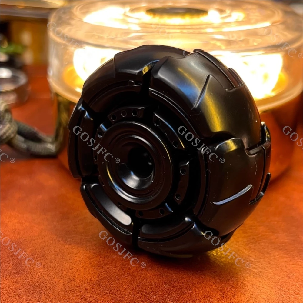 Armure d'ouverture de liaison rotative, Fidget Spinner EDC, jouet anti-Stress, Gyro noir argenté, jouets Fidget pour adultes