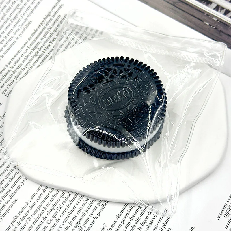 Cooike Squishy Toy Biscuit Squeeze Toy Taba Squishy Stress Relief Toy Ultra-Soft Decompression Venting Toy Pinching Sandwich