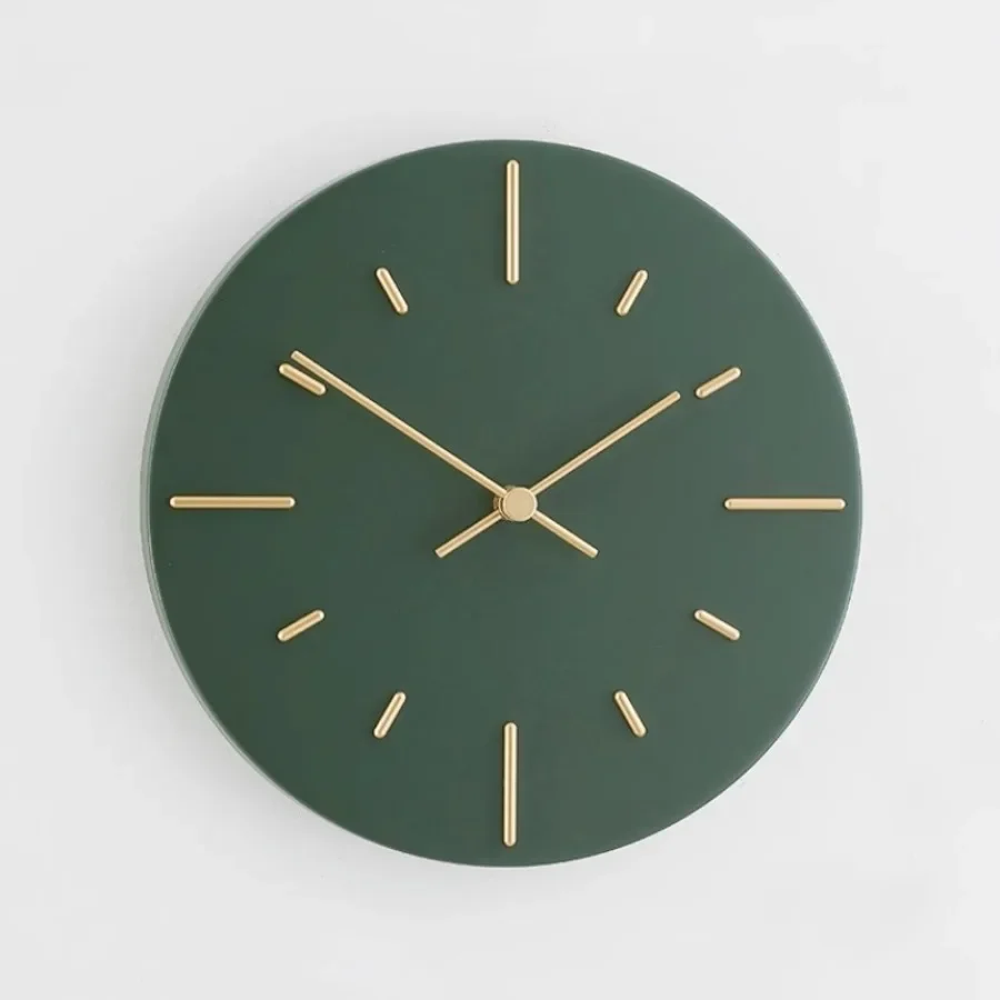 Gift Decoration Wall Clock Home Elegant Hands Unique Pieces Wall Clock Living Room Art Gold Fashion Nordic Chambre Wall Decor