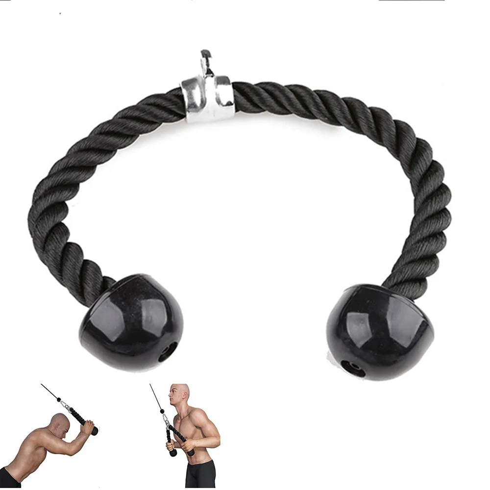 Tricep Rope  Abdominal Crunches Cable Pull Down, Laterals Biceps, Muscle Training, Fitness Body Building Gym Pull