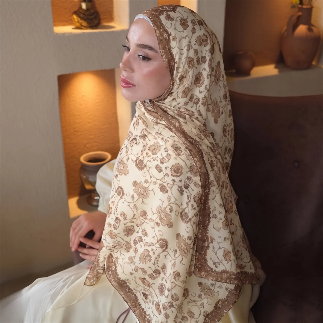2026 Fashion Summer Women Scarf Bohemia Flower Beach Hijab Shawls and Wraps Female Foulard Echarpe Designer Pashmina Bandana