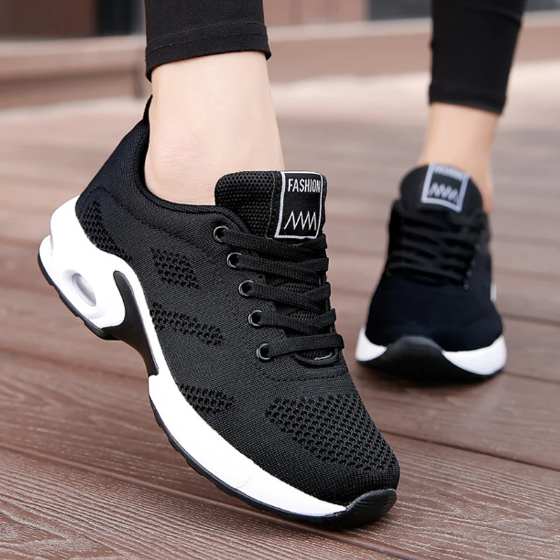 Zapatos de moda para mujer, zapatillas ligeras y transpirables para caminar, zapatillas deportivas de malla transpirable para correr, zapatos