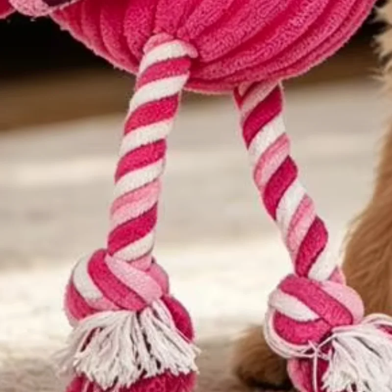 

Dog Play Toy with Sound for Aggressive Chewers Airbag Interactive Dog Toy Teeth Grinding Wear-resistant Pet Toy