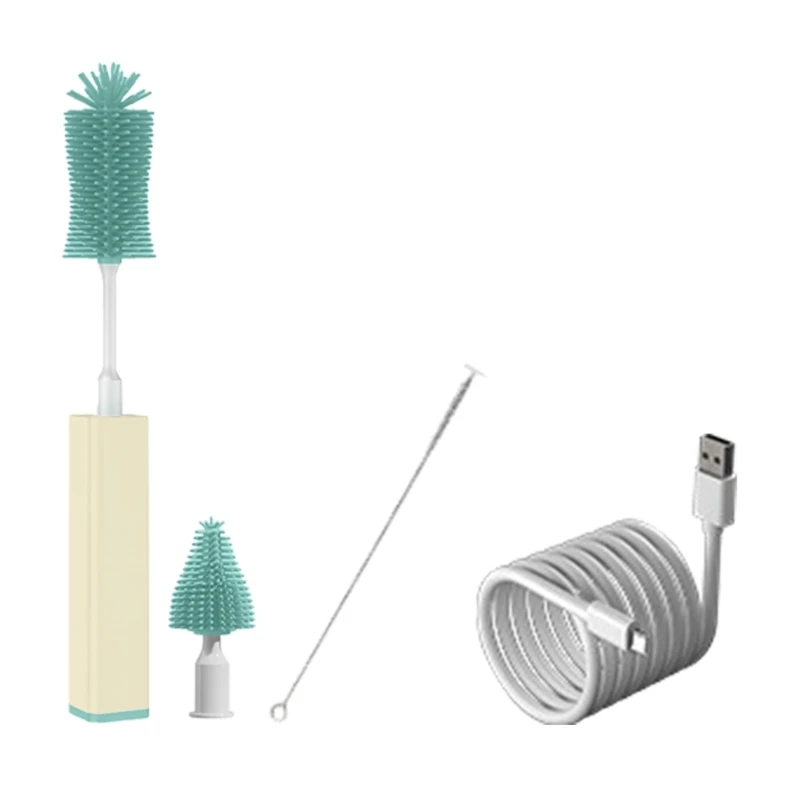 Convenient 2 Speed Electric Milk Bottle Brush Safe & Easy to Use Electric Bottle Scrubber Gentle Use for Quick Cleaning