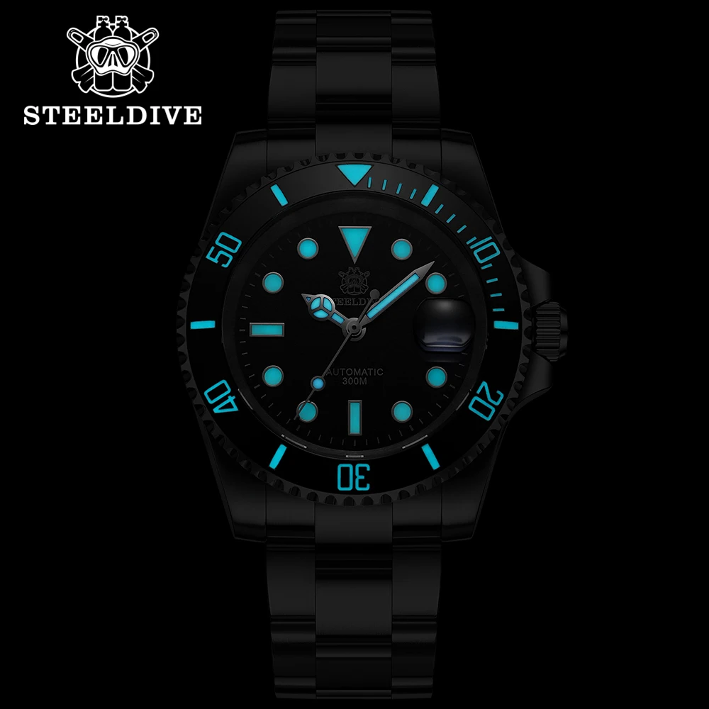 SD1953 New Arrival Turquoise Dial Ceramic Bezel 41MM 300M Waterproof NH35 Automatic Dive Watch for Men