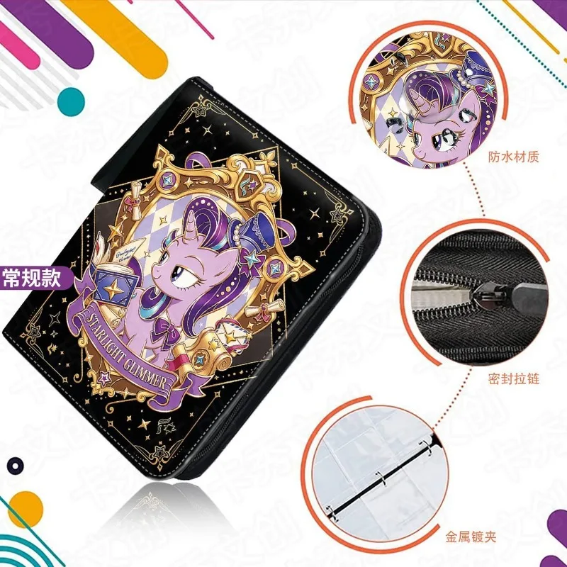 My Little Pony Trixie Starlight Glimmer Map Binder Game Card Collection Book Album Card Holder Anime Fashion Trendy Toy Gift