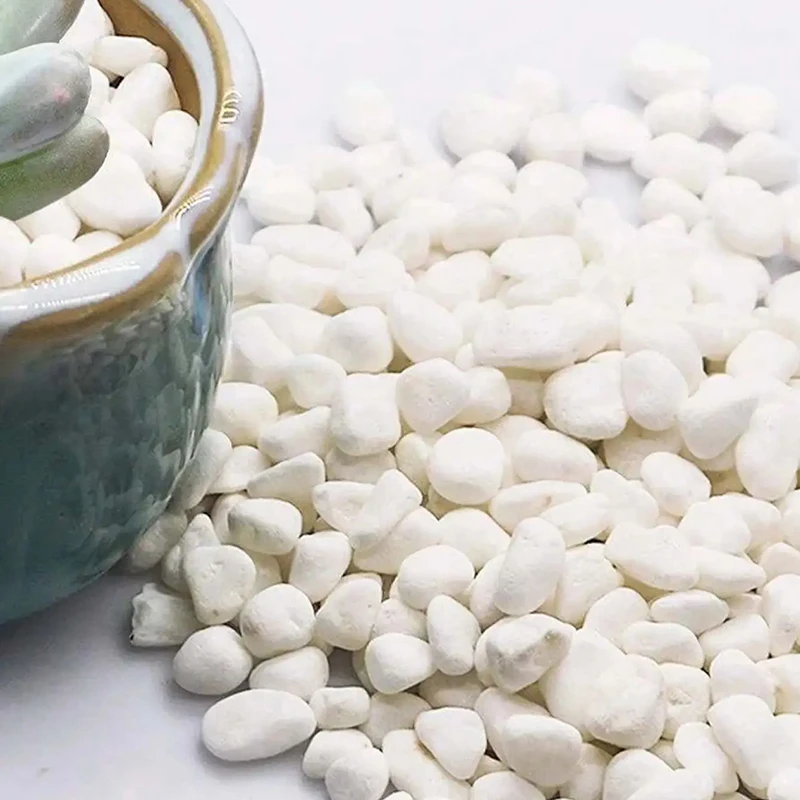 300g~900g High Polished White River Rocks – Natural Pebbles, Glossy Decorative Stones for Fish Tank Gravel, Vase Fillers TMZ