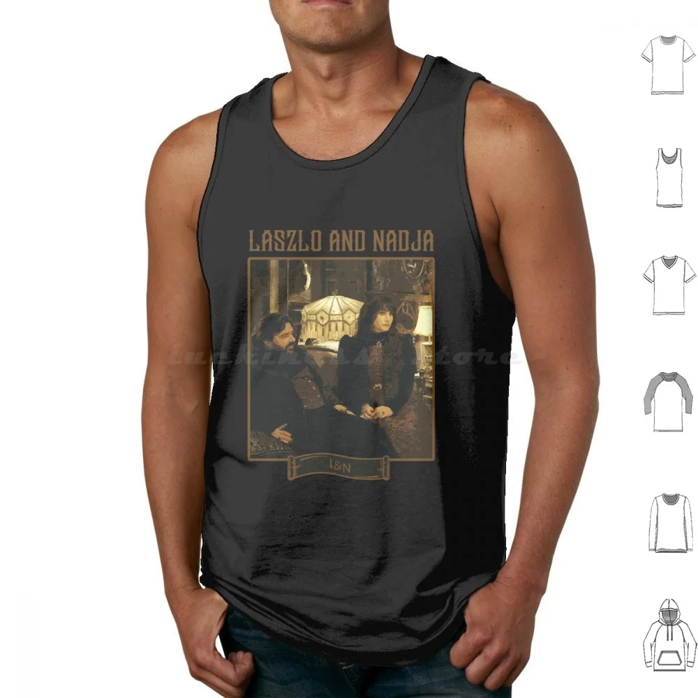 Lo que hacemos en las sombras Nadja y Laszlo camisetas sin mangas chaleco sin mangas lo que hacemos en las sombras energía vampiro Jemaine Clement