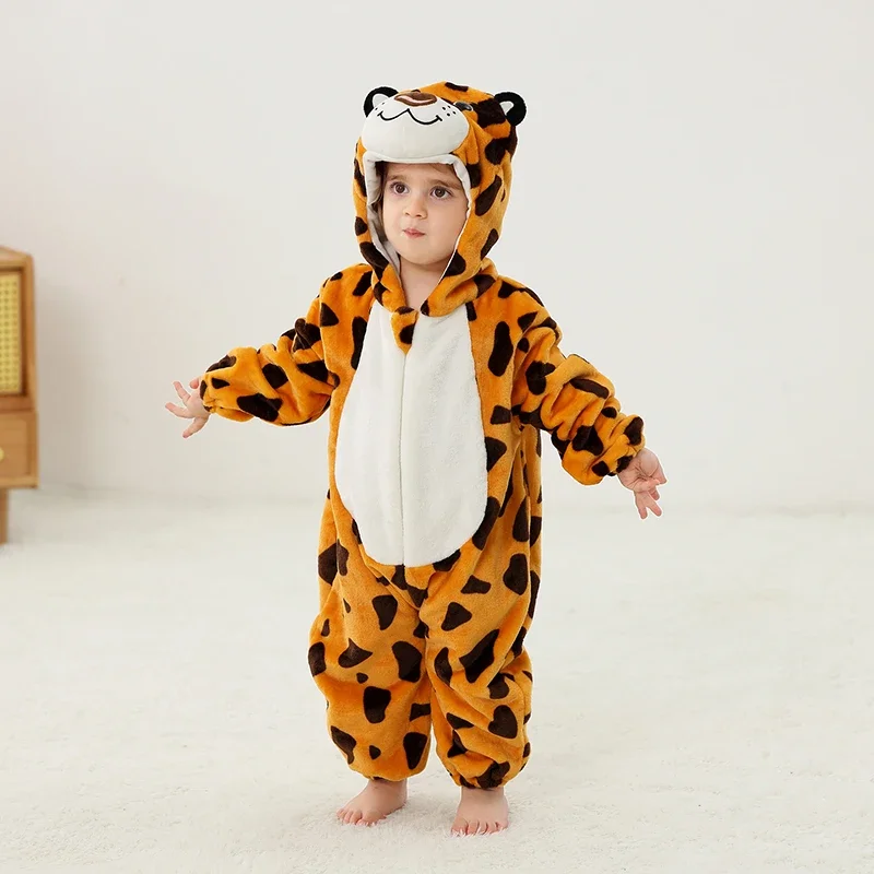 Pelele infantil para bebé, niño y niña, Mono para recién nacido, ropa con capucha para niño pequeño, Pelele de Animal, disfraz de Cosplay de Halloween