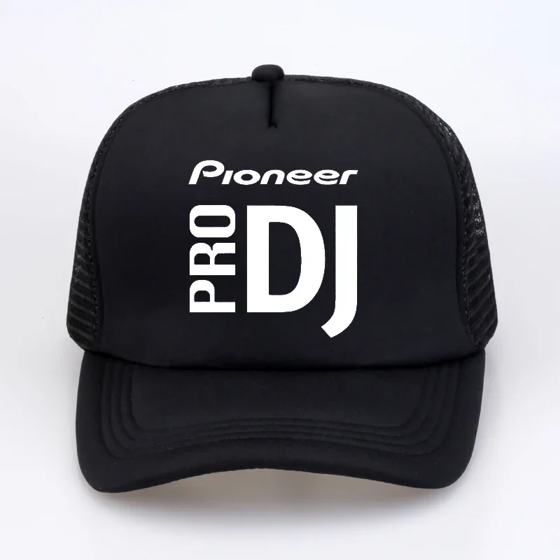 DJ style Pioneer Baseball Cap  Summer cool Mesh Trucker Cap Women Men print Pioneer DJ PRO Snapback hat bone gorras