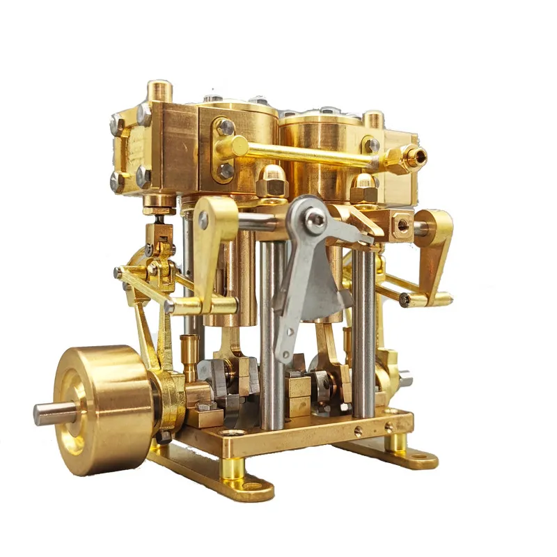 Double Cylinder Reciprocating Steam Engine Model