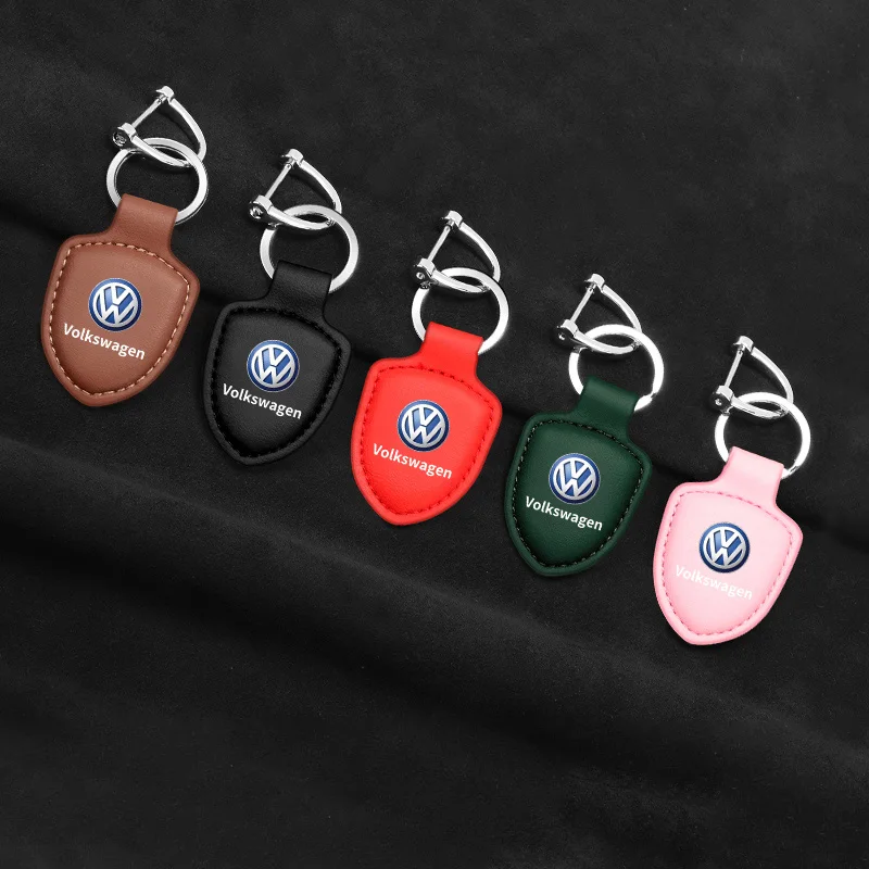 Car Keychain Key Chain Auto Emblem Key Ring Accessories For Volkswagen VW GTI Rline R Polo Golf MK8 Passat Magotan Tiguan Jetta