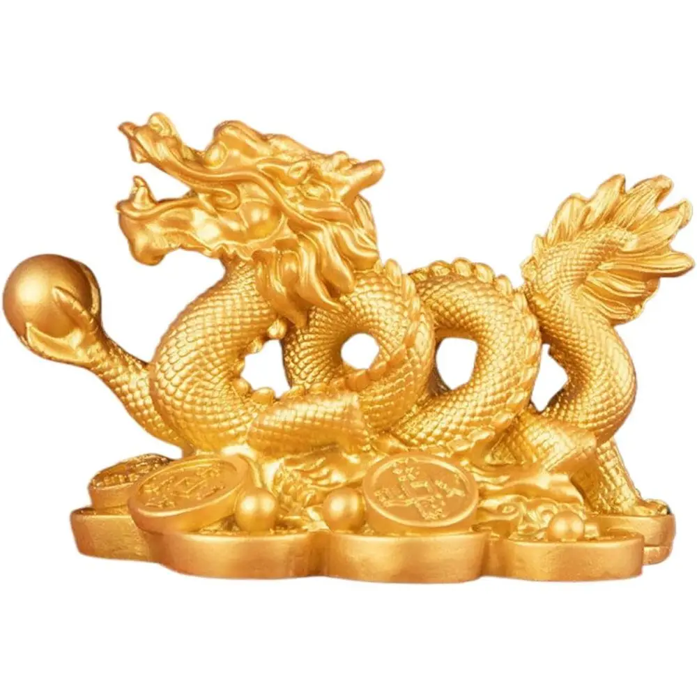 

Фигурка дракона - медное украшение китайского зодиака дракона для домашнего и офисного декора, Q-2505