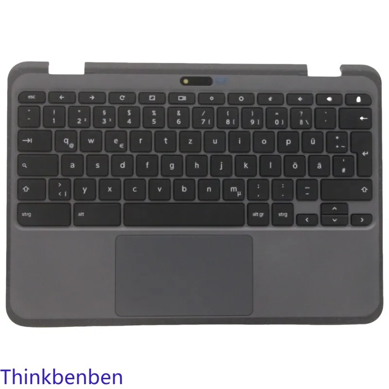 

Немецкая серая верхняя панель клавиатуры с подставкой для рук для Lenovo 500e Chromebook 2-го поколения 5M11C88968