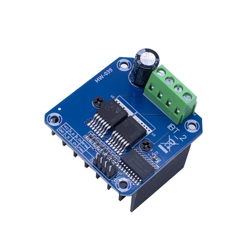 مزدوج BTS7960 43A H-bridge وحدة تشغيل المحرك عالية الطاقة/تقوم بها بنفسك السيارة الذكية التشخيص الحالي