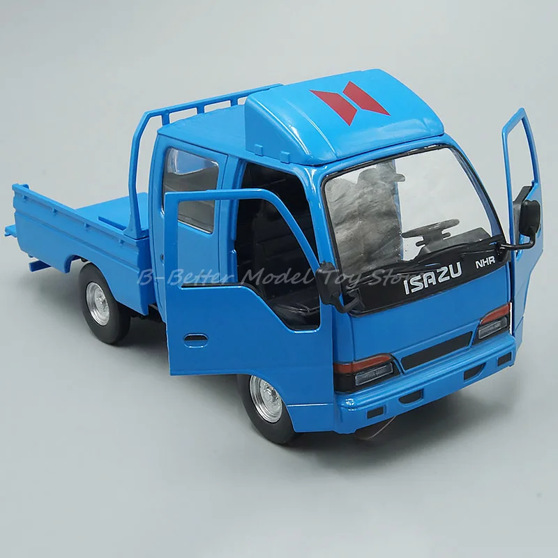 1:32 Diecast Car Model Toy Isazu Light Truck Goods Vehicle Pull Back With Sound & Light