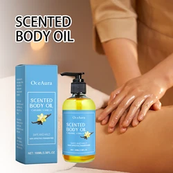 Caramel Body Oil Vanilla Scented Fragrance Moisturizing Deep Nourishing Glowing Repair Stress Relief Smoothing Skin Massage Oil