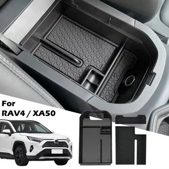 Für TOYOTA RAV-4 Center Konsole Organizer Für Toyota RAV4 2019 2020 2021 2022 2023 2024 Armlehne Sekundäre Ablage