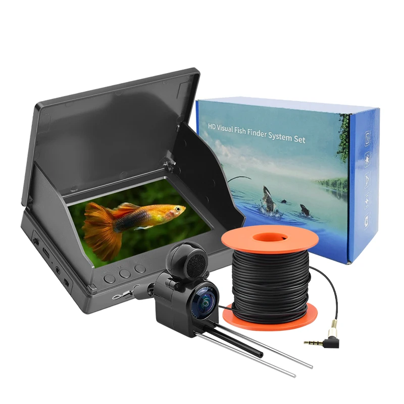 4.3 Inch Video Fishing Rod Kit with Underwater Fishing Camera Monitor for Summer Winter Ice Sea Lake Fishing Enthusiasts Gear