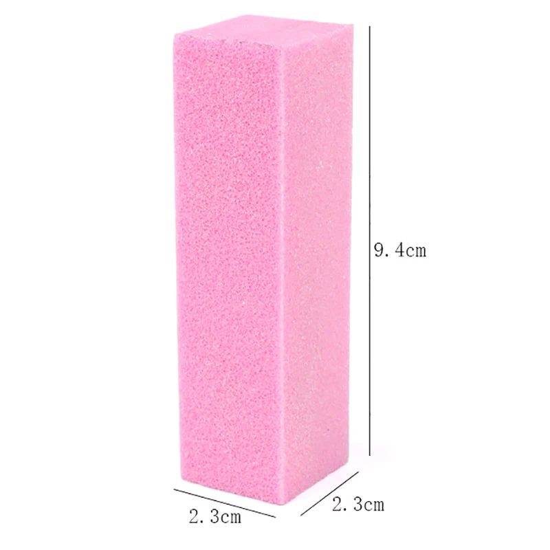 マニキュアペディキュアネイルアートツール、サンディング研磨バッファ、10個の爪やすりバッファブロックセット、ホワイトスポンジ