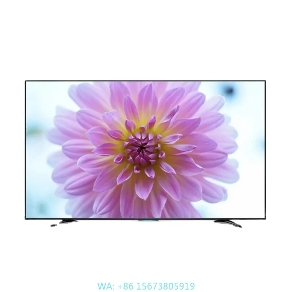 4K Smart Android China TV, 43 50 55 65 40 Inch Black Packing Box Speakers Direct LCD LED TV, Europe Market DVB-C TV-Tuner CI