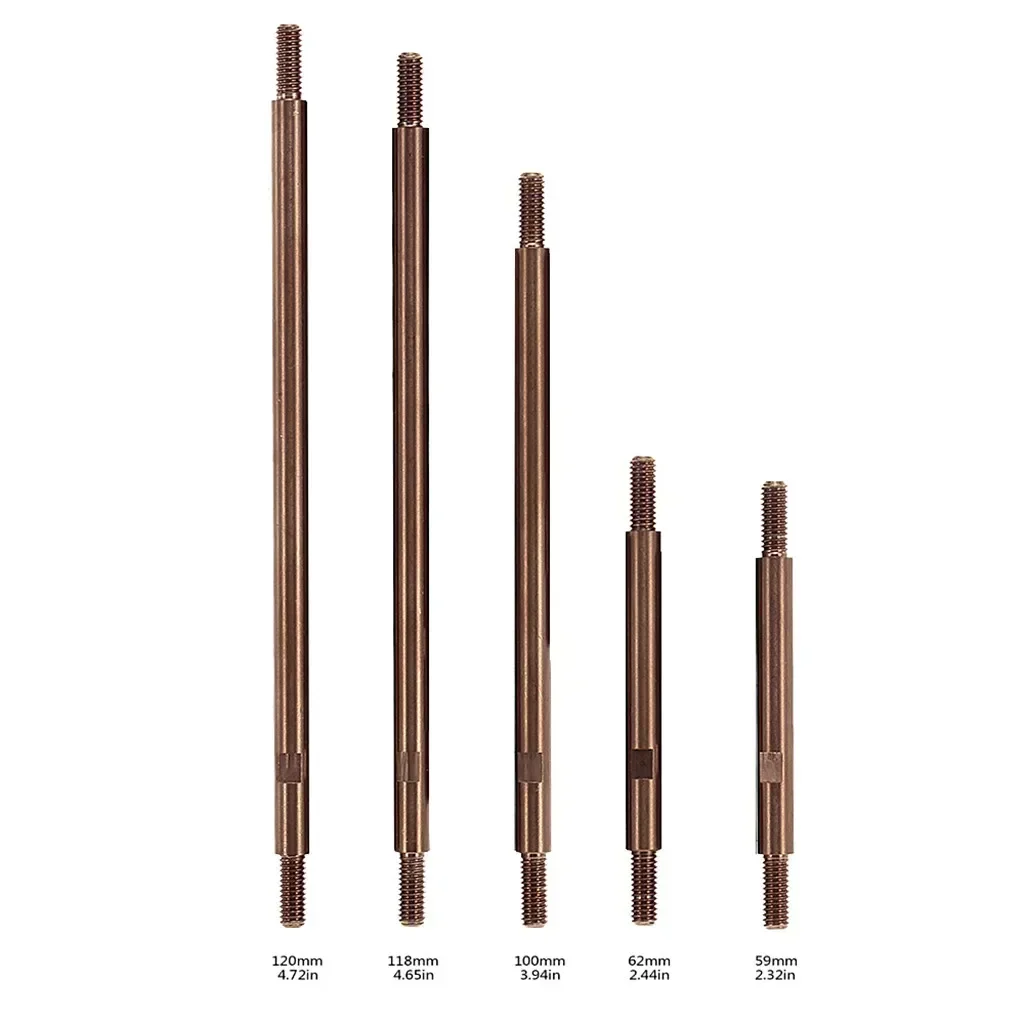 Juego de eslabones de acero inoxidable con distancia entre ejes de 324 mm para 1/10 RC Crawler TRXS TRX-4