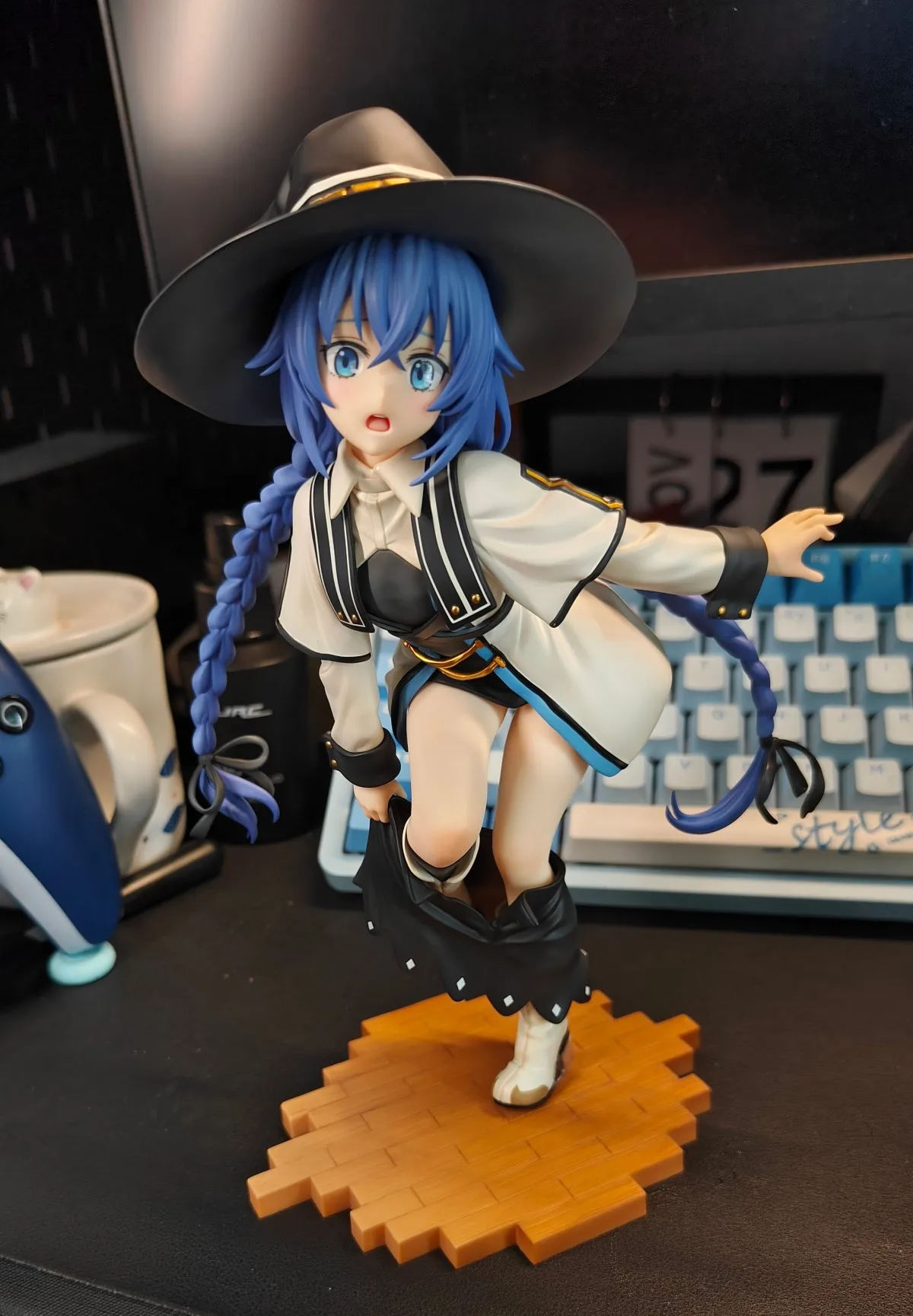 21 cm große Magierfigur Roxy Migurdia aus dem Anime Mushoku Tensei: Jobless Reincarnation, PVC-Sammelfigur für Erwachsene, Modellpuppe, Spielzeug – Detail 6