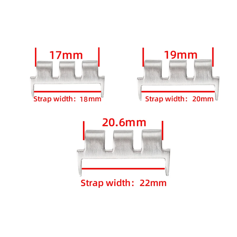 For Swatch watch accessories End Links watch triple port adapter strap17mm 19mm 21mm strap connector Adapter Converter With tool image 6