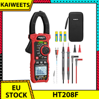 KAIWEETS HT208F Inrush Digital Clamp Meter, 1000A with Backlit, TRMS 6000 Counts, 15min Auto-shutdown, 38mm Large Jaw Design